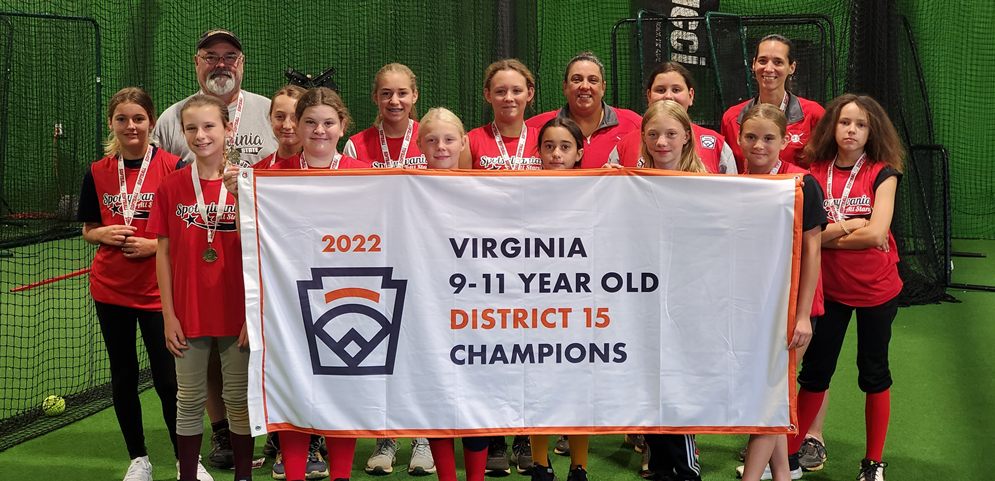 9-11 Softball District Champions