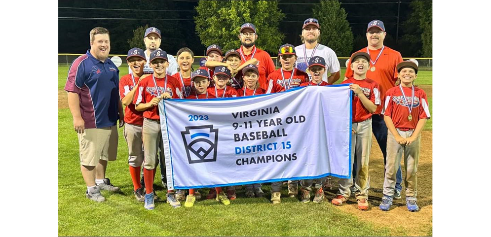 9-11 Baseball District Champions