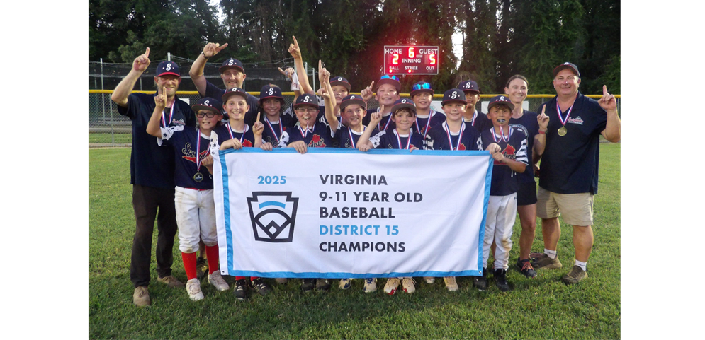2025 9-11 Baseball District Champions