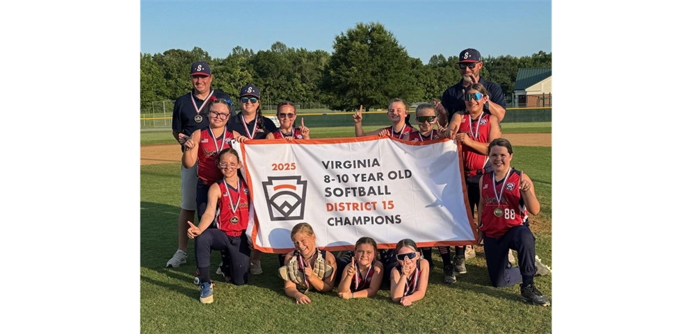 2025 8-10 Softball District Champions